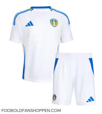 Leeds United Hjemmebanetrøje Børn 2024-25 Kortærmet (+ Korte bukser)